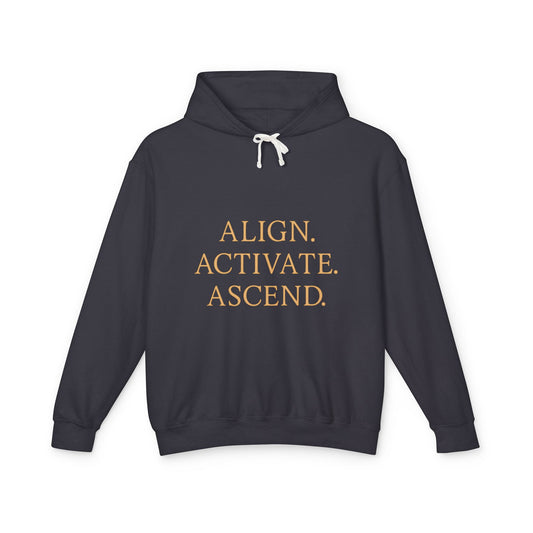 Align. Activate. Ascend. Unisex Hoodie