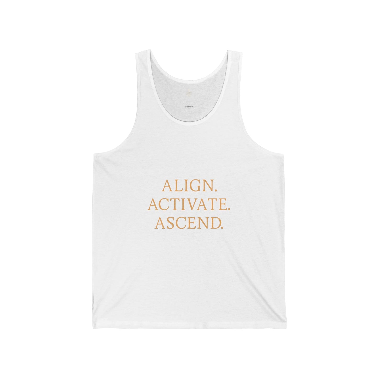Align. Activate. Ascend. Unisex Tank