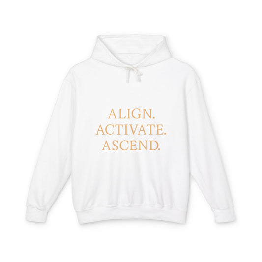 Align. Activate. Ascend. Unisex Hoodie